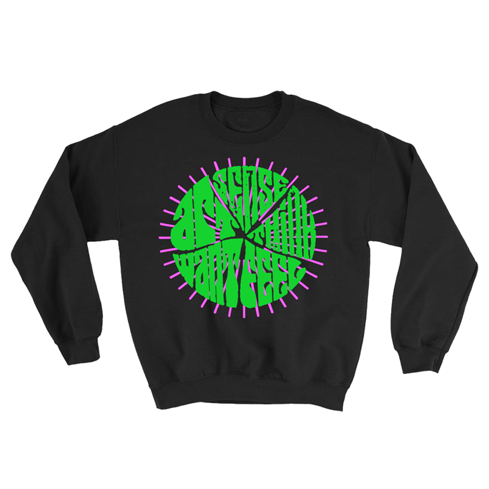SENSE BLACK CREWNECK