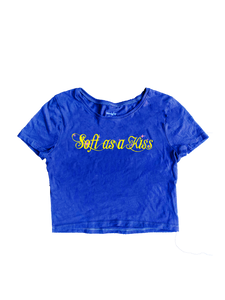 SOFT AS A KISS BLUE BABY TEE