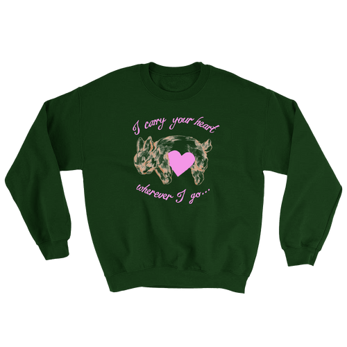 CARRY YOUR HEART FOREST GREEN