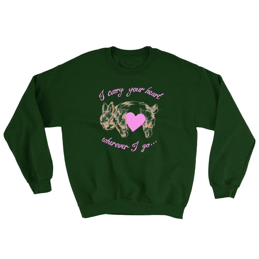 CARRY YOUR HEART FOREST GREEN